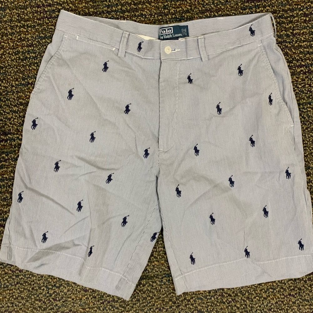 Polo by Ralph Lauren Logos “Prospect” Shorts Sz 35
